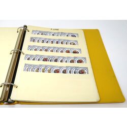 canada used collection in yellow binder