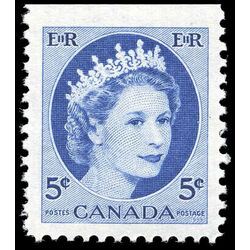 canada stamp 341aiis queen elizabeth ii 5 1954