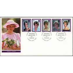 great britain stamp 1795a portraits of diana 1998 FDC