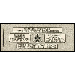 canada stamp bk booklets bk38a king george vi 1943