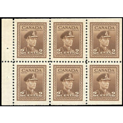 canada stamp bk booklets bk33b king george vi in army uniform 1942