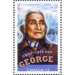 canada stamp 2279b chief dan george 1899 1981 52 2008