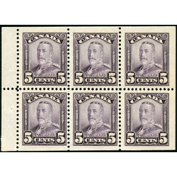 canada stamp bk booklets bk13a king george v 1929