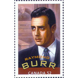 canada stamp 2279d raymond burr 1917 1993 52 2008