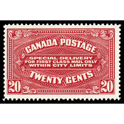 canada stamp e special delivery e2 special delivery stamps 20 1922 M F VF 020