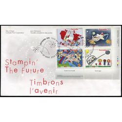 canada stamp 1862a stampin the future 2000 FDC LR