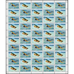 canada stamp 972a bush aircraft 1982 M PANE BL