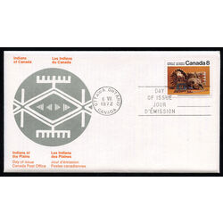 canada stamp 563i plains artifacts 8 1972 FDC