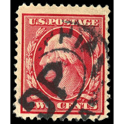 us stamp postage issues 358 washington 2 1909 U F 001