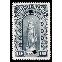 canada revenue stamp bcl12 law stamps third series 10 1893