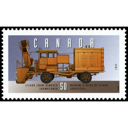 canada stamp 1527c sicard snow remover snowblower 1927 50 1994