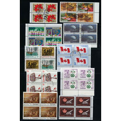 80 canada used blocks of 4