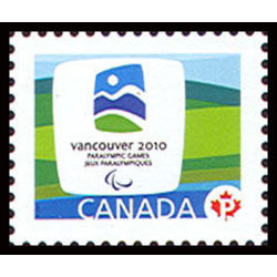 canada stamp 2305b paralympic emblem p 2009