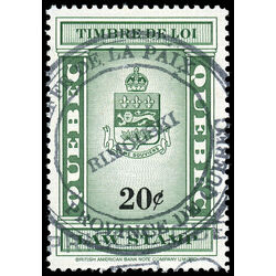 canada revenue stamp ql110 law stamps 20 1923