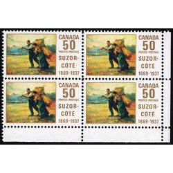 canada stamp 492 suzor cote 50 1969 CB LR