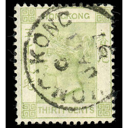 hong kong stamp 47a queen victoria 30 1891