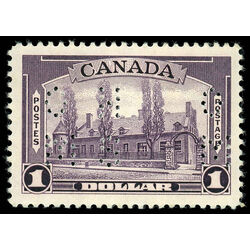 canada stamp o official o245 chateau de ramezay 1 00 1938 M VF 006