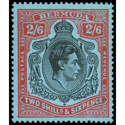 bermuda stamp 124a king george vi 1938