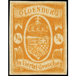 oldenberg stamp 9 coat of arms 1861