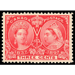 canada stamp 53 queen victoria diamond jubilee 3 1897 M VFNH 022