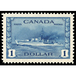 canada stamp 262 tribal class destroyer royal canadian navy 1 1942 M VFNH 021