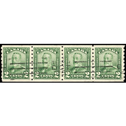 canada stamp 161 strip king george v 1929