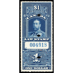 canada revenue stamp fsc17 supreme court law stamp george v 1 1915 U VF 001
