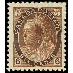 canada stamp 80 queen victoria 6 1898 M F VF 033