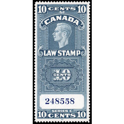 canada revenue stamp fsc21a supreme court law stamp george vi 10 1938