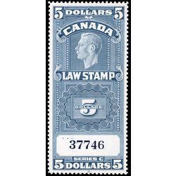 canada revenue stamp fsc26a supreme court law stamp george vi 5 1938 M XFNH 002