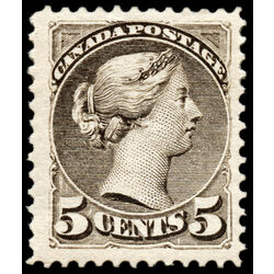 canada stamp 42 queen victoria 5 1888 M VF 039