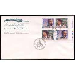 canada stamp 1244a canadian poets 1989 FDC LR