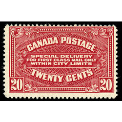 canada stamp e special delivery e2a special delivery stamps 20 1922 M VG F 003