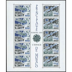 monaco stamp 1761a europa 1991