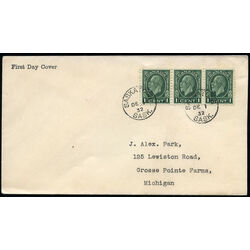 canada stamp 195 king george v 1 1932 FDC 003