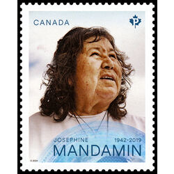 canada stamp 3450c josephine mandamin 2024