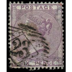 great britain stamp 27 penny lilac queen victoria 1856 U VG 007