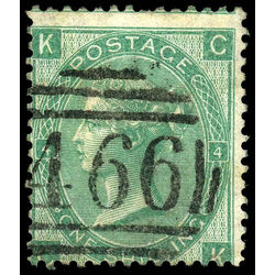 great britain stamp 48 queen victoria 1 sh 1865 U VG 003