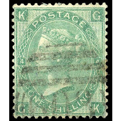 great britain stamp 48 queen victoria 1 sh 1865 U VF 004