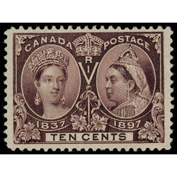 canada stamp 57 queen victoria diamond jubilee 10 1897 M VF 071