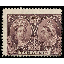 canada stamp 57 queen victoria diamond jubilee 10 1897 M VG 072