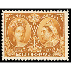 canada stamp 63 queen victoria diamond jubilee 3 1897 M VF 059