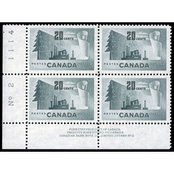 canada stamp 316 paper mill 20 1952 PB LL %232