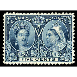 canada stamp 54 queen victoria diamond jubilee 5 1897 M XFNG 053