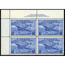 canada stamp c air mail ce2 trans canada airplane 17 1943 PB UL %231