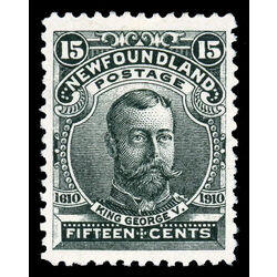 newfoundland stamp 97 king george v 15 1910 M VF 018