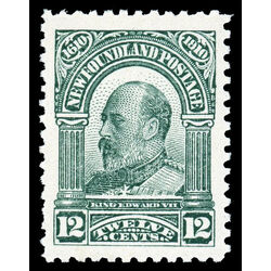 newfoundland stamp 96tc king edward vii 12 1910