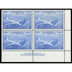 canada stamp c air mail ce3 d c 4 m airplane 17 1946 PB LR %231