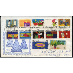 canada stamp 523 30 fdc christmas 1970