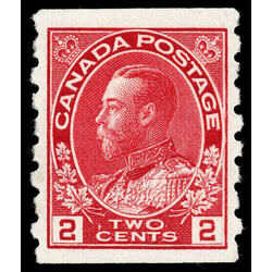 canada stamp 127 king george v 2 1912 M VFNH 006